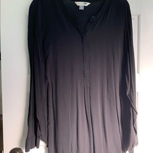 Women’s black long sleeve tunic 2XL